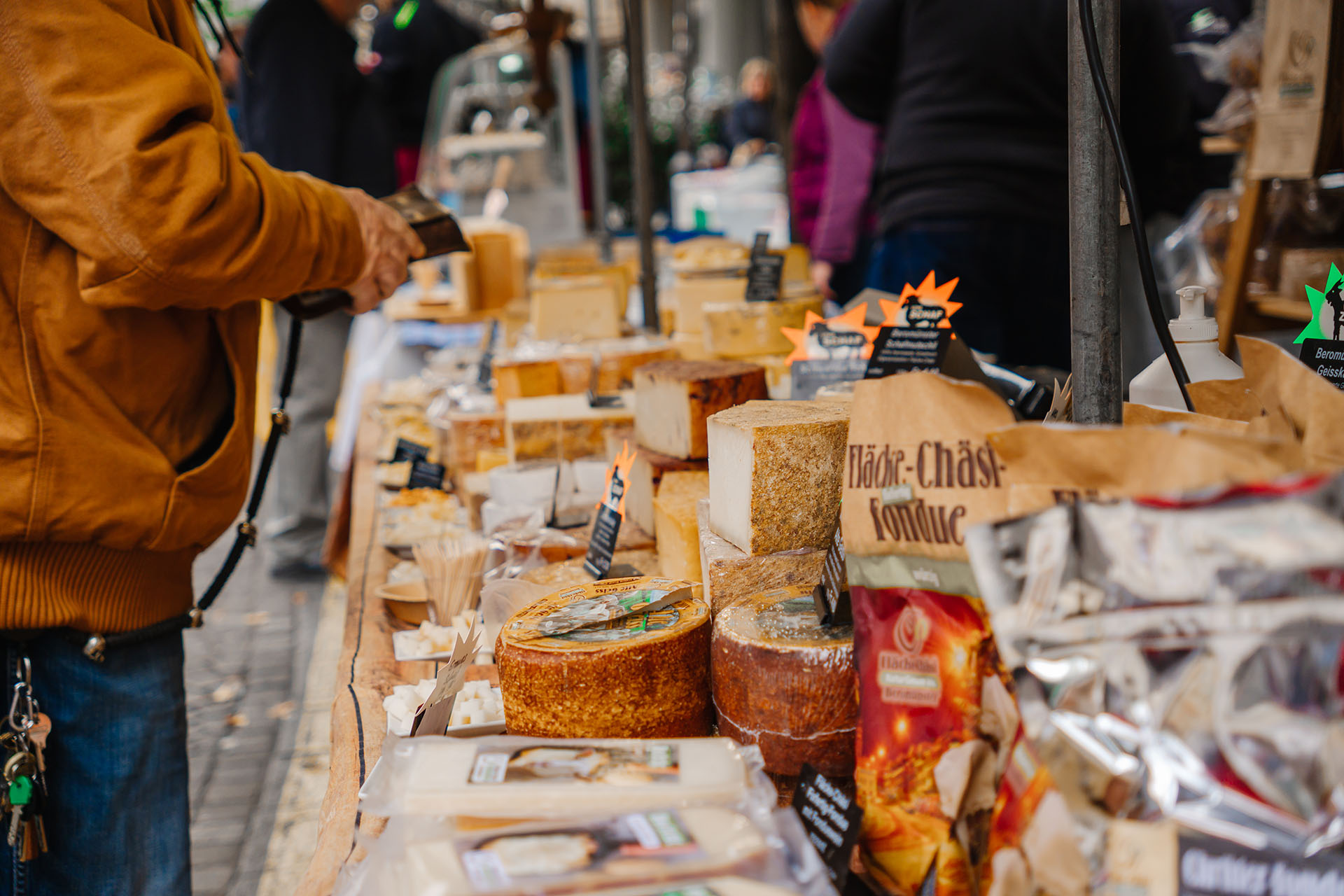 Gute Stimmung am Käsefest in Thun